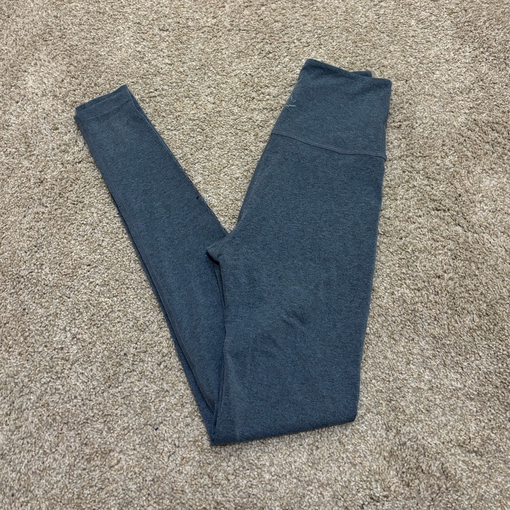 Beyond Yoga x Pure Barre High Waisted Legging Size S Blue